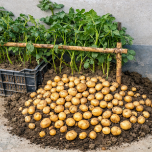 Pěstování brambor v plastové nádobě? Úroda je překvapivě obrovská 🥔