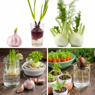 🌱 Vypěstujte si zeleninu z kuchyňských zbytků: 8 potravin, které mohou znovu dorůstat 🥕