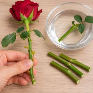 🌹 Jak zakořenit růži z darované kytice: jednoduchý postup krok za krokem